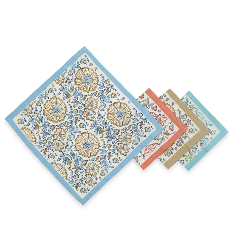 BLOOM REVERIE Cotton Napkins - Set of 4