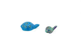Soapstone Mini Turtle Figurine: Assorted Colors