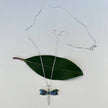 Abalone Dragonfly Necklace - Sterling Silver, Indonesia