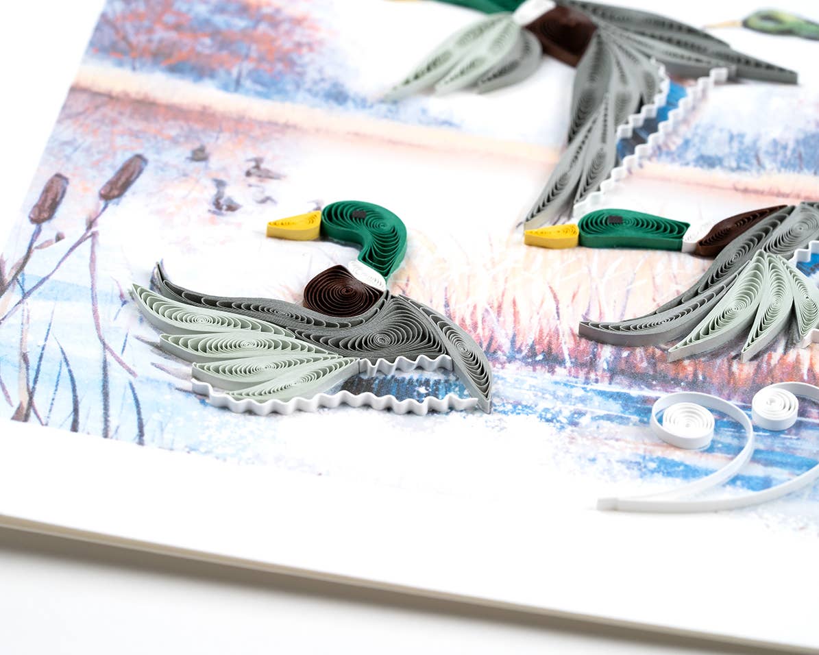 Duck Migration Greeting Card