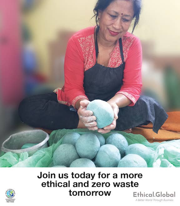 Eco Wool Dryer Balls: Ladybug (Legs)