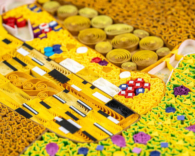 Artist Series - Quilled The Kiss, Klimt Greeting Card
