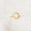Minimalist Open Circle Band Ring