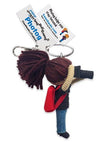 Photographer Girl String Doll Keychain
