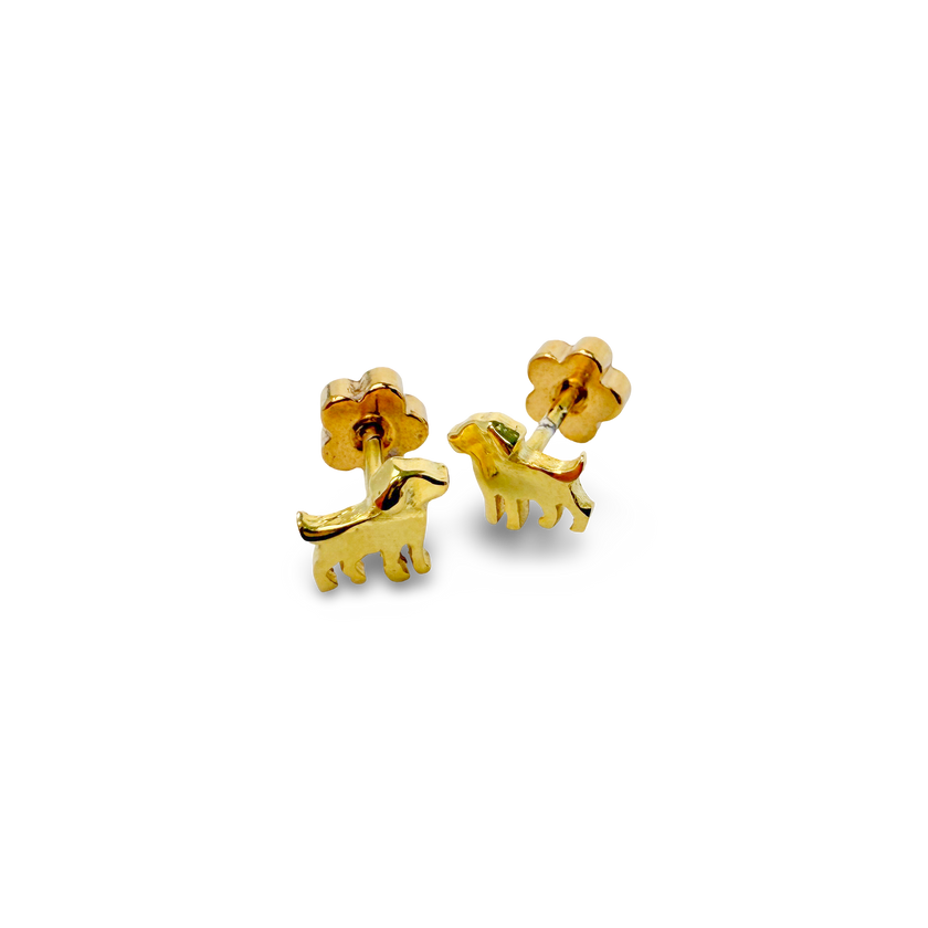 Dog Tiny Stud Earrings