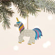 Quilled Unicorn Christmas Ornament