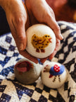 Eco Wool Dryer Balls: Chick with Flowers