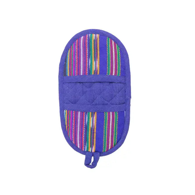 Double-Ended Oval Pot Holder: Ochre