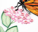 Quilled Monarch Milkweed Butterfly Greeting Card