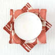 Bowl Cozy: Mod Circles - Rust-Organic