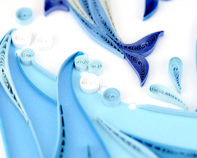 Jumping Dolphins Greeting Card