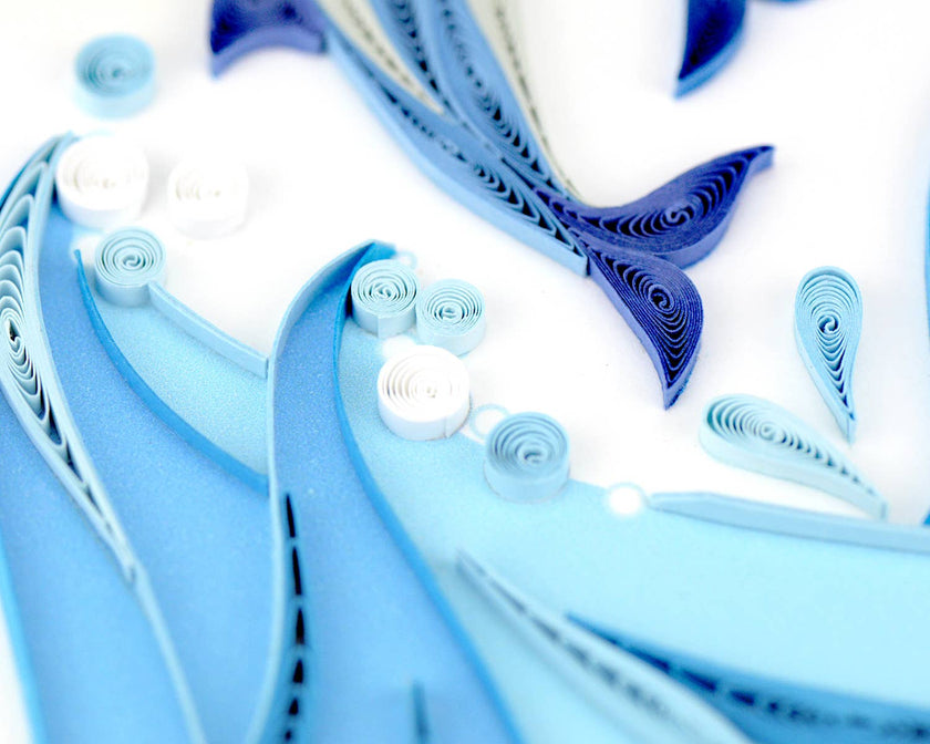 Jumping Dolphins Greeting Card