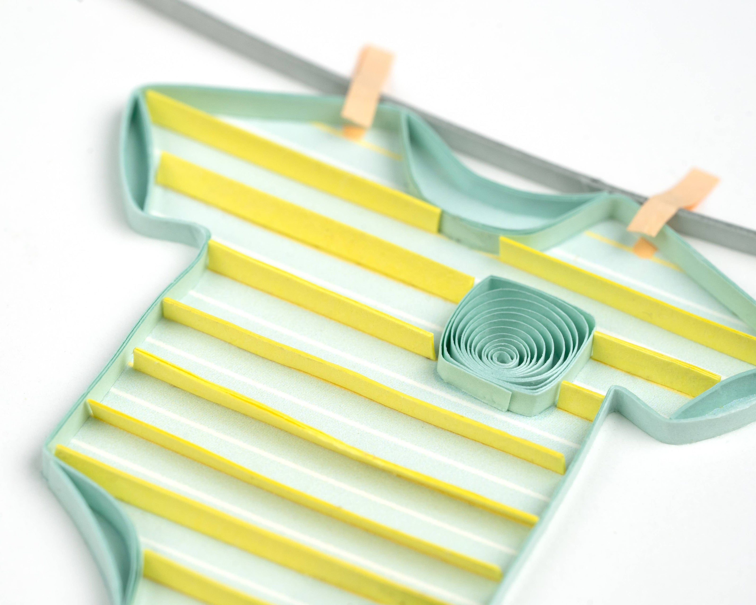 Baby Clothesline Greeting Card