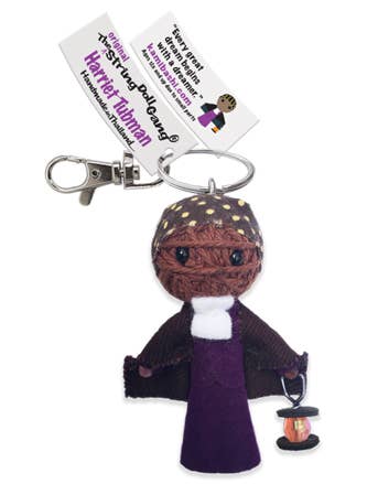 Harriet Tubman String Doll Keychain