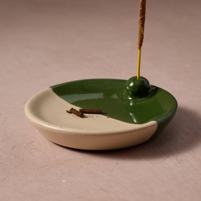 Dui Two Tone Incense Holder