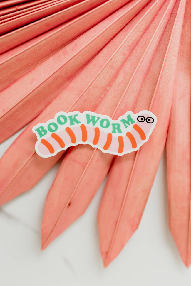 Bookworm Sticker