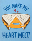 Grilled Cheese Love Greeting Card