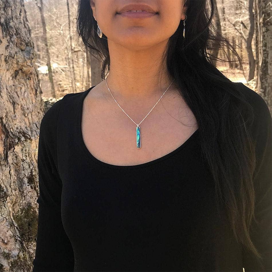 Abalone Bar Necklace