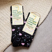 Socks that Fight Childhood Cancer: Black Stethoscopes