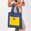 Safari Tote Bag, Top Handle Canvas Safari Tote Bags: Orange