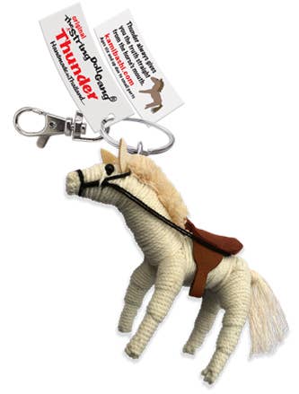 Thunder the Horse String Doll Keychain