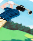 Golfer Greeting Card