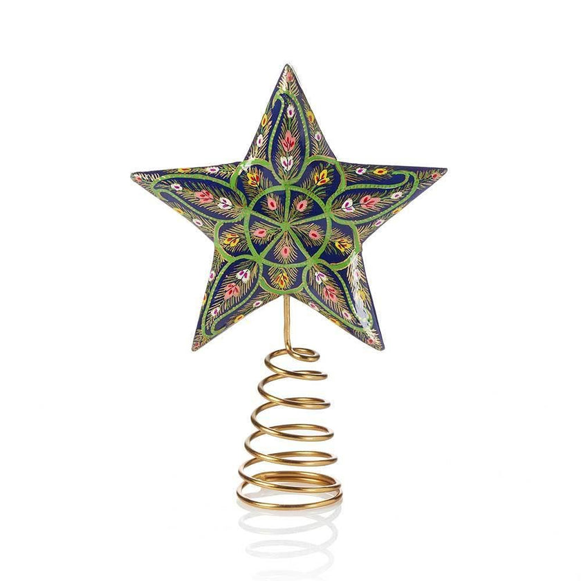 Paizale Kashmiri Star Christmas Tree Topper