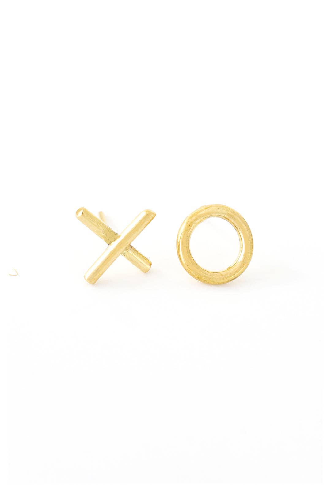 House of Cindimini Brass Hugs & Kisses Earrings