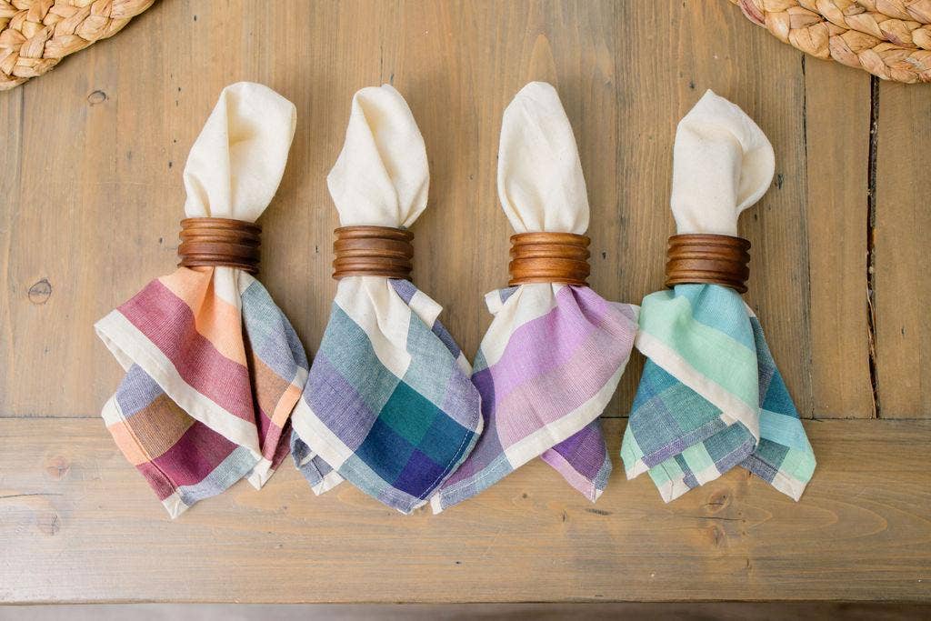 CLOVE Handwoven Cotton Napkins: Set of 4