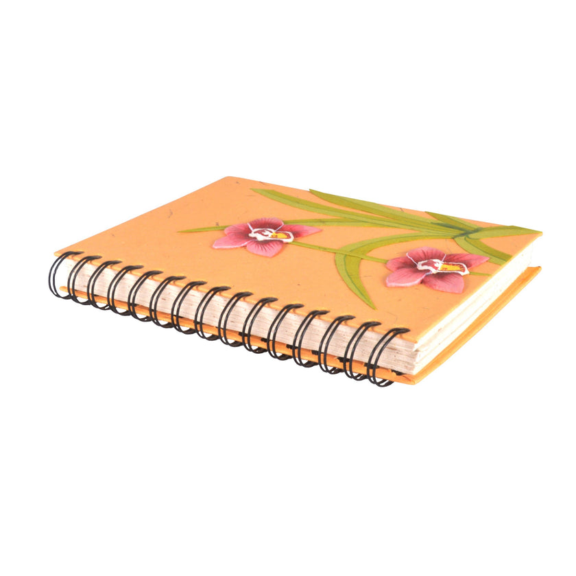 Large Notebook: Sweet Orchid Flower