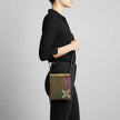 Edith Handcrafted Crossbody: Green & Mauve - Pistachio & Yellow Embroidery