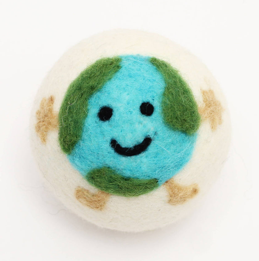 Eco Wool Dryer Ball: Happy Earth