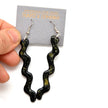 Ceramic Squiggle Dangle Earrings