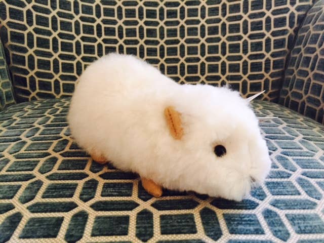 Cuyita Guinea Pig Alpaca Fur Toy: 5” x 2.0”