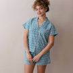 Short Sleeve/Shorts Pajama Set- Malin Clover