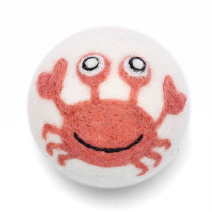 Eco Wool Dryer Balls Fair Trade: Crab