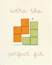 Perfect Fit Blocks Greeting Card