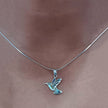 Abalone Hummingbird Necklace