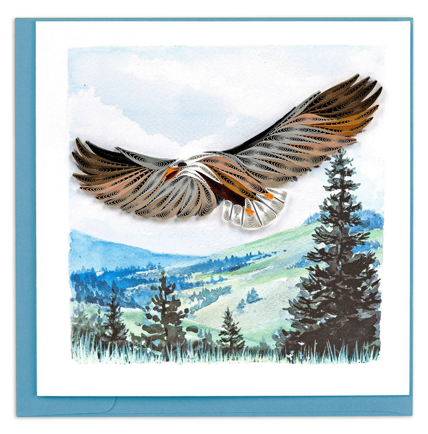 Soaring Eagle Greeting Card