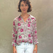 Pali Top- Capri Pink in Lightweight Cotton