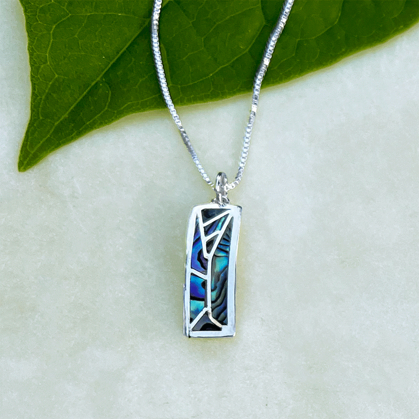Mosaic Abalone Necklace