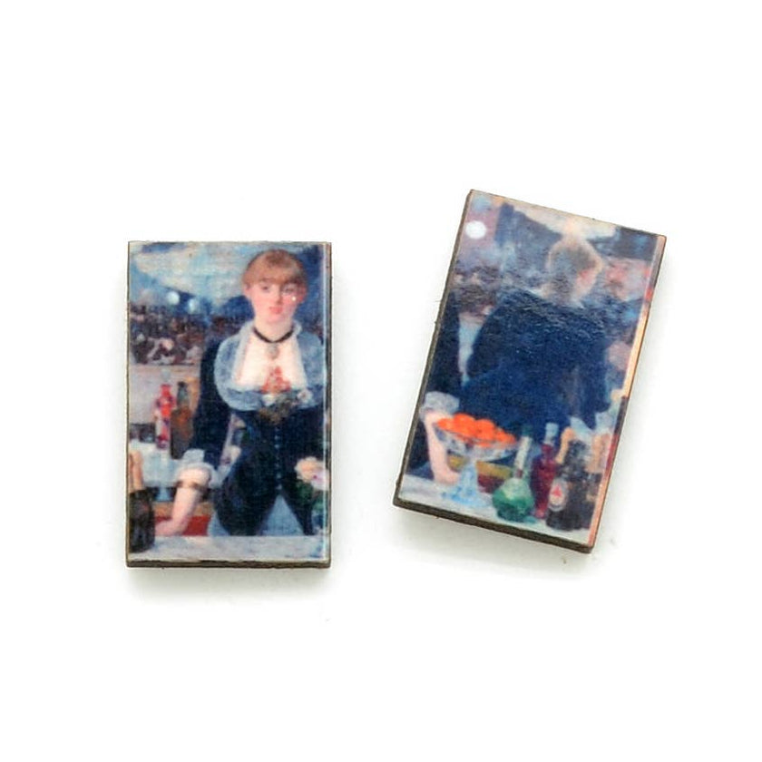 Famous Painting Stud Earrings