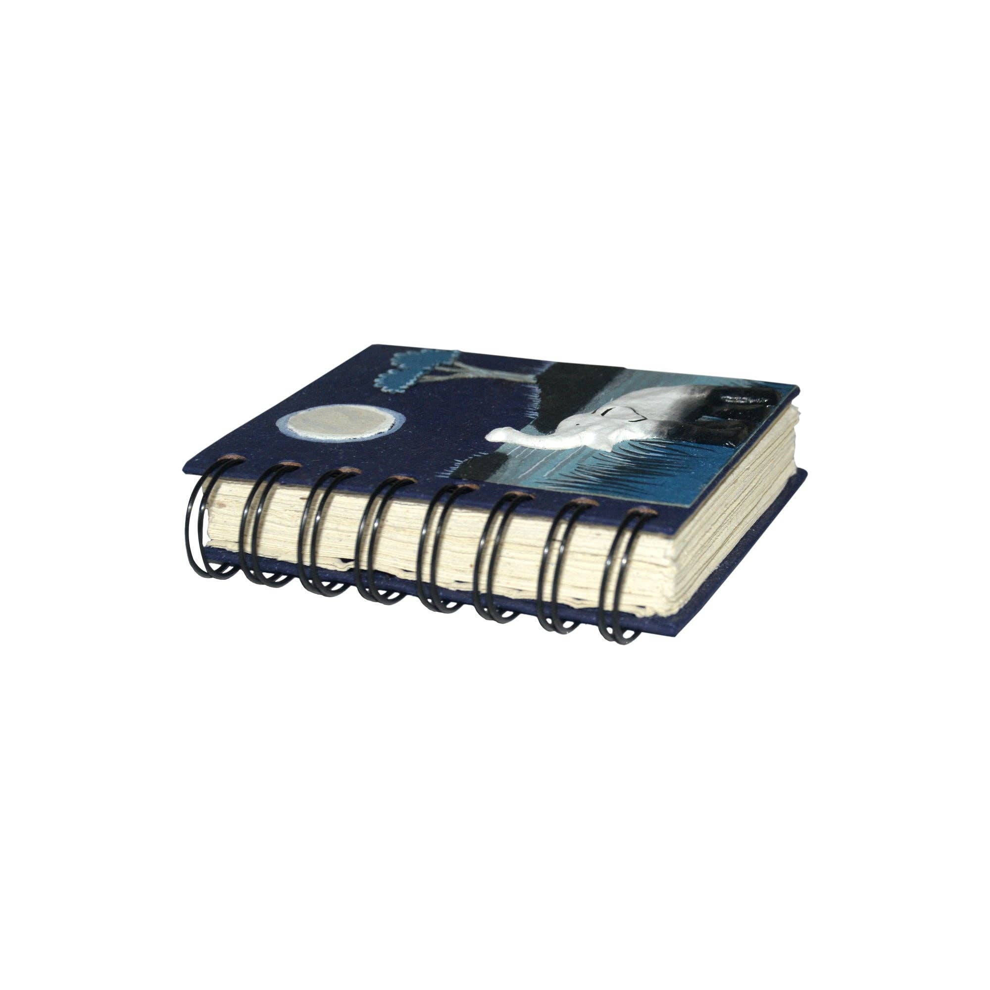 Small Notebook Elephant Midnight Blue: Default Title