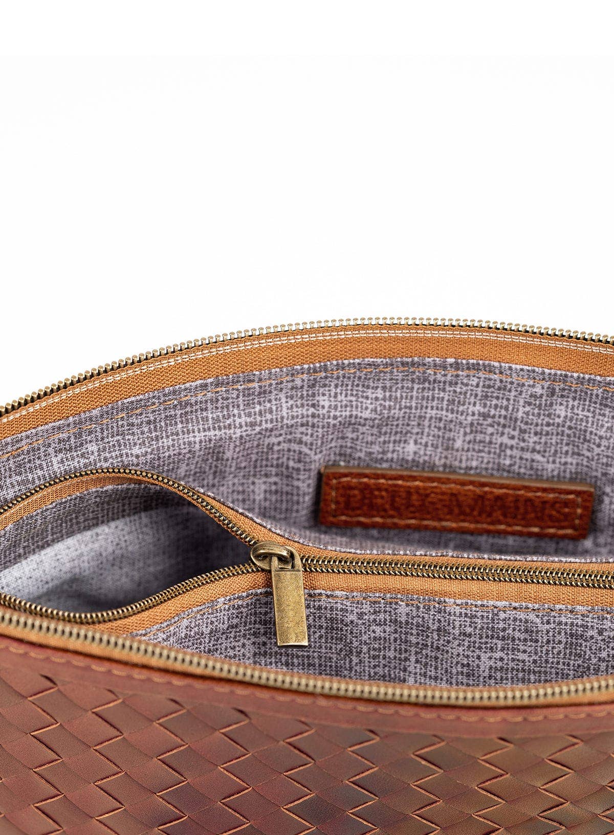 Woven Crossbody Clutch: Black