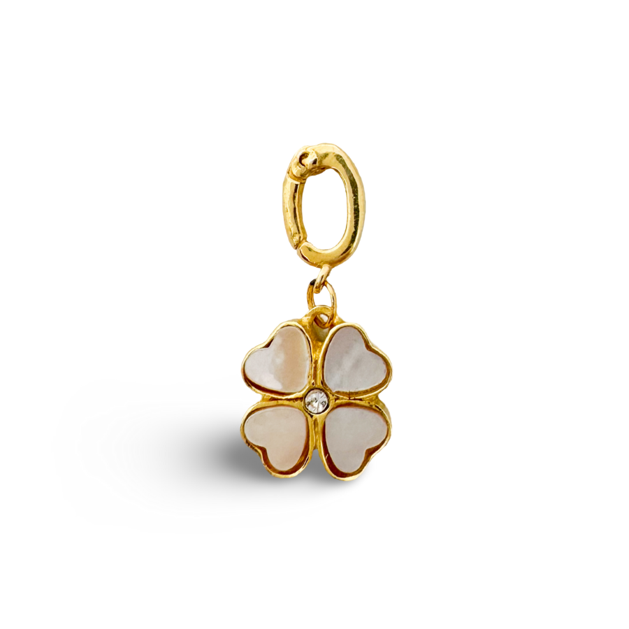 Clover Gold Charm