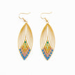 Swooping Oval Earring: Fresh Multi