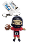 Blitz String Doll Keychain - Black + Yellow