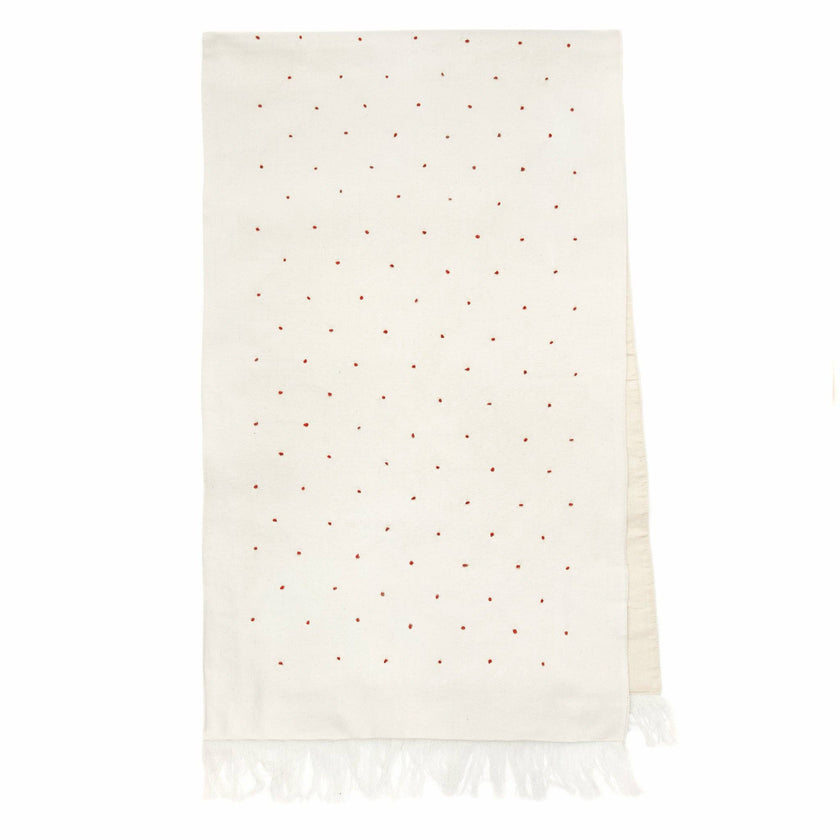 Marjita Table Runner - Red Dots