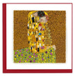 Artist Series - Quilled The Kiss, Klimt Greeting Card