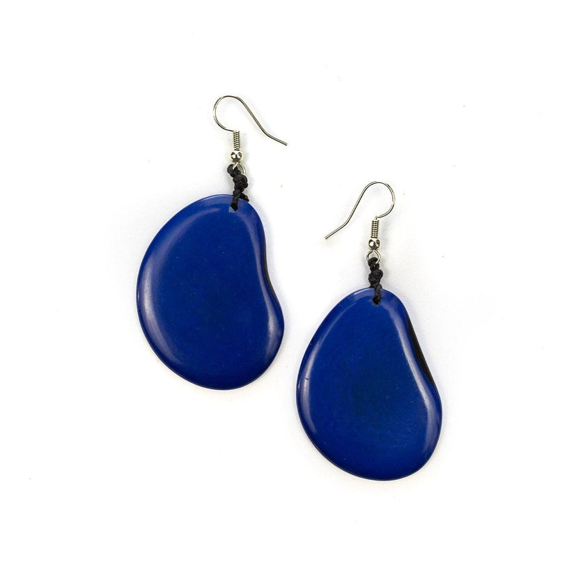 Amigas Earrings: Dark Blue